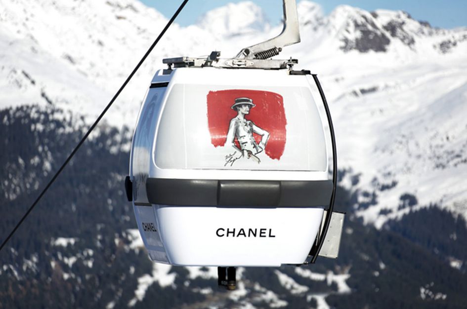 Louis Vuitton Alpes Skis