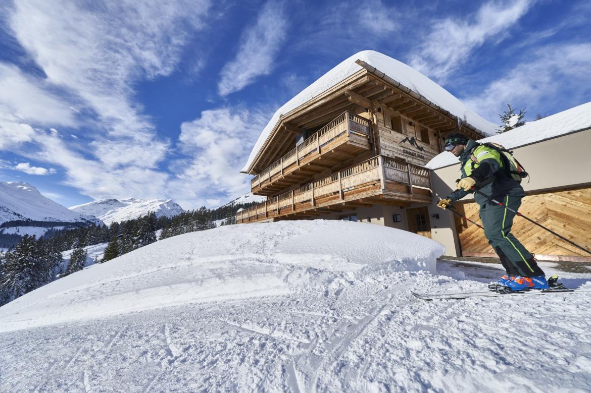Ski in Ski Out Access for Chalet 1551 in Lech